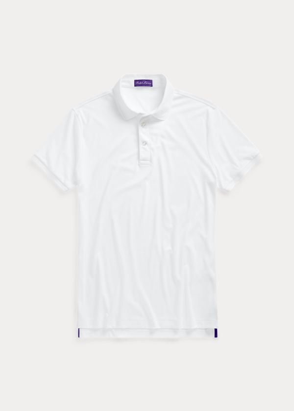 Ralph Lauren Custom Slim Fit Interlock Polo Herre Danmark (AVDGT7429)